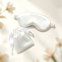 Masque de sommeil en satin rose, Gua Sha en quartz rose en forme de cœur, pochette à cordon, coffret cadeau 3-en-1 pour le soin de la peau et le sommeil, personnalisable OEM, vente en gros