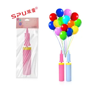 SPU-114 de alta calidad para decoración de fiestas, inflador Manual de globos, bomba de aire