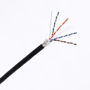 Câble Ethernet Cat6 UTP 4 paires torsadées 23AWG, câble réseau LAN étanche pour intérieur et extérieur, Ethernet Cat6 étanche pour extérieur - Product Image 4