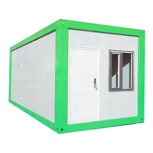 预制模块化小型便携式金属结构集装箱房办公室运输集装箱家居公司