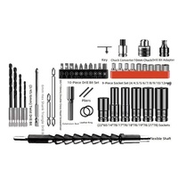 Jeu complet de douilles pour clé à chocs électrique Tuoyue, douilles à chocs pneumatiques de 1/2 pouce, kit de douilles pour réparation automobile et construction, ensemble économique