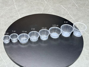 Vaso Desechable para Salsas a Prueba de Fugas con Tapa, 1oz/1.5oz/2oz/3.25oz/4oz/5.5oz, Vaso de PP con Tapa Desechable para Salsas - Product Image 2