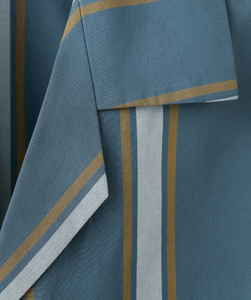 Ensemble de pyjama vintage 100% coton fait main, respirant, unisexe, imprimé rayé élégant, vêtements de nuit d'été, vêtements de maison doux, vêtements de nuit pour femmes - Product Image 4