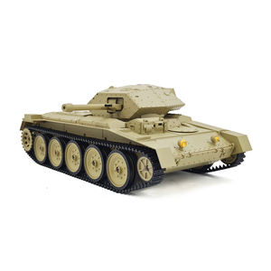 Coolbank 1/16 UK Crusader Mk.III Modèle <span class=keywords><strong>char</strong></span> <span class=keywords><strong>Combat</strong></span> Véhicule Lumière avec Fumée Tourelle Rotation 360 ° Télécommande Voiture Jouets pour Garçon - Product Image 1