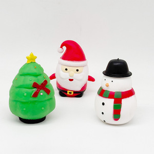 Nouveaux styles de jouets anti-stress Père Noël pour enfants, jouet anti-stress Kawaii en forme de sapin de Noël, cadeau anti-stress - Product Image 5
