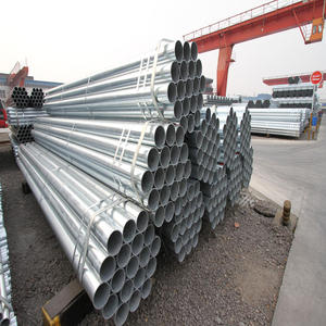 Tube ERW prégalvanisé Q235B, diamètre extérieur 63,5 mm, épaisseur 2,6 mm, 12 m, pour poutre transversale de petite serre - Product Image 1