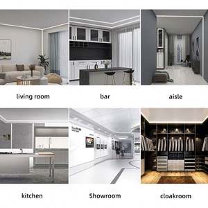 Perfil en T de Aleación de Aluminio 6063 para Tira de Luz LED Empotrada, Canal para Iluminación LED de Techo, Pared, Barra y Escalera, Opciones Personalizables - Product Image 3