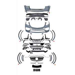 GLE63 Style Bodykit Pare-chocs avant avec calandre pour <span class=keywords><strong>Mercedes</strong></span> W166 2015-2019 pp Pare-chocs de voiture - Product Image 1