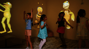 Sensor láser personalizado dedo táctil proyección interactiva pared/piso <span class=keywords><strong>experiencia</strong></span> de proyección inmersiva para niños educativos - Product Image 4