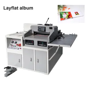 DOUBLE100 Top Rated Album Cover Book Corner Cutting And 10 In One Photo Album Printing Machine