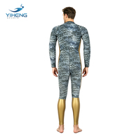 Combinaison de plongée en néoprène respirante et imperméable pour homme avec fermeture éclair sur la poitrine, logo personnalisé, 4,0 mm, pour la plongée et le surf