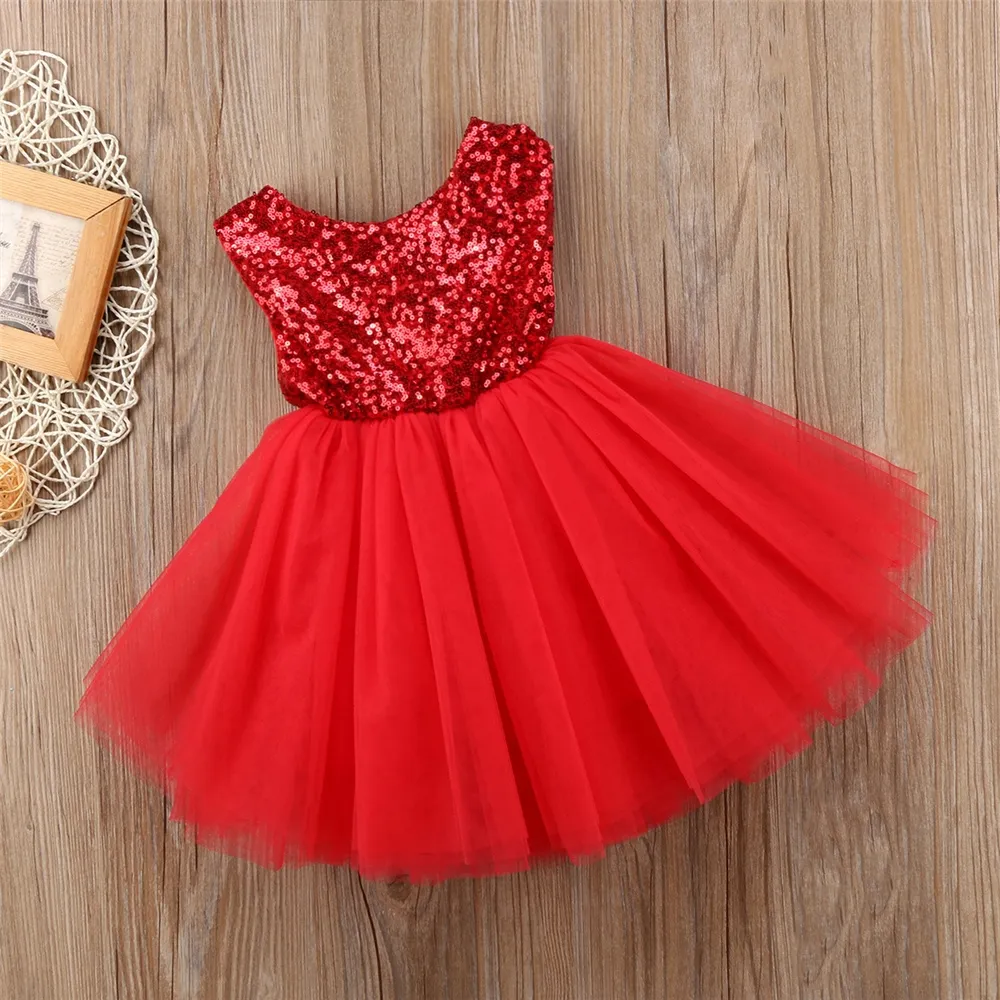 Vestido de baile infantil com lantejoulas, vestido de aniversário para meninas de 1 ano, flor, 2021