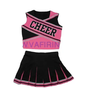 Le uniformi cheerleader personalizzate con stampa a sublimazione OEM progettano la tua uniforme cheerleading per bambini
