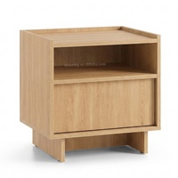 Table de chevet moderne en chêne, commode de chambre à coucher en bois, table d'appoint