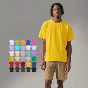 190G 100% Cotton Crew Neck <strong>T</strong>-<strong>Shirts</strong> | Basic Short Sleeve Tee for Wholesale &amp; Custom - Product Image 3
