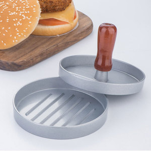맞춤형 알루미늄 합금 햄버거 고기 비프 그릴 버거 프레스 소시지 베이컨 메이커 몰드 - Product Image 4