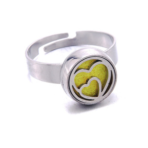 Diffuseur de parfum en acier inoxydable anti-moustiques aromathérapeutique, mini bague réglable unisexe - Product Image 6