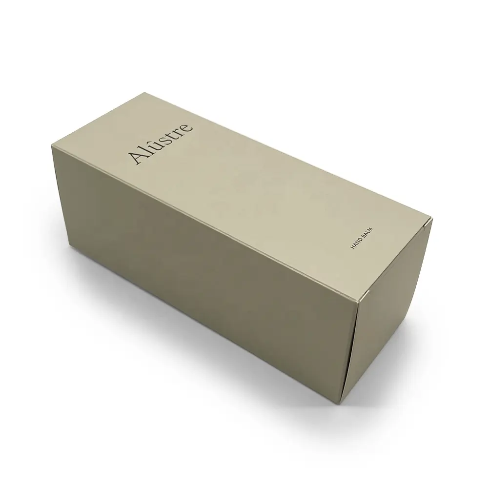 Wholesale Custom Logo Handmade Rigid Cardboard Simple Empty Perfume Gift Box Packaging
