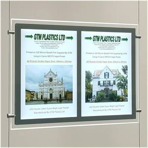 กล่องไฟ LED อะ<span class=keywords><strong>ค</strong></span>ริลิ<span class=keywords><strong>ค</strong></span>ทรงสี่เหลี่ยมผืนผ้าบางเฉียบ ผลิตในจีน ขนาด A3 เป็นมิตรกับสิ่งแวดล้อม <span class=keywords><strong>ค</strong></span>วาม<span class=keywords><strong>ส</strong></span>ว่าง<span class=keywords><strong>ส</strong></span>ูง เหมาะสำหรับแขวนหน้าต่างสำนักงาน แสดง<span class=keywords><strong>เมนู</strong></span> - Product Image 1