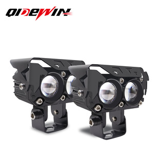 Motorcycle Spotlights Dual Color <b>Led</b> 12-24V Off-Road <b>Work</b> <b>Lights</b> With White And Yellow Illumination - Product Image 3