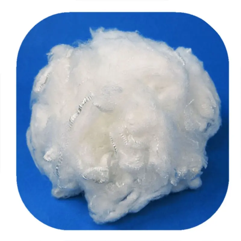 Sグレードホワイト100% 桑廃棄シルクノイル繊維競争力のある価格
