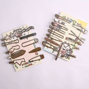 Pasadores para el Cabello Plateados, Horquillas de Cocodrilo, Pinzas de Pico de Pato, Broches para el Cabello, Pinzas para el Cabello de Mujer - Product Image 2