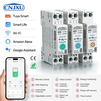 63A Tuya WiFi Smart MCB Circuit Breaker Perlindungan Arus dan Tegangan Pengukuran Energi Real-Time & Kontrol Jarak Jauh 230V 110V