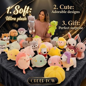 Vente en gros usine de poupées en peluche super douces personnalisées de 10-20 cm pour machines à griffes, avec doublure en filet, idéales comme cadeaux - Product Image 5