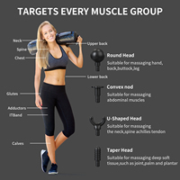 Machine Musculaire Électrique Métallique Portative Professionnelle Yixuan, Meilleur Pistolet de Massage Portable Compact à Vibration Faciale Économique