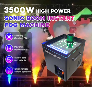 MAYAFX Fog Jet Machine 3500W DMX Remote <strong>Control</strong> RGB LED CO2 JET Model Vertical Smoke Stage Shows Music - Product Image 1