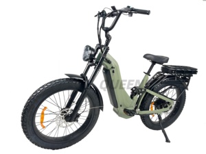 Bicicleta Eléctrica de 26'' con Doble Suspensión y Batería Doble de 60V/72V 40AH - Product Image 4