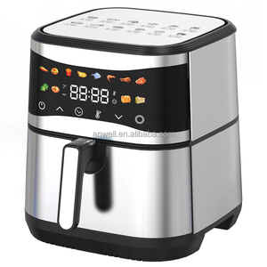 ANWELL al por mayor, nuevas freidoras de aire inteligentes digitales con IA de 9L, 10L, 11L, grandes, tipo horno y grill, SKD/CKD - Product Image 2