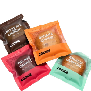 Sacs d'emballage personnalisés en plastique transparent givré thermoscellables pour aliments, bonbons, biscuits, emballages individuels de biscuits - Product Image 4