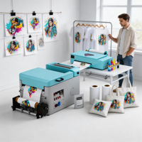 Imprimante DTF automatique A3 tout-en-un avec secoueur de poudre et sécheur pour l'impression par transfert sur T-shirts, sweats à capuche et textiles