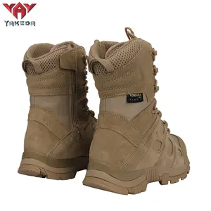 Yakeda Side Zip Combat Boots Hiking Trekking Shoe Delta Coyote Desert Botas Outdoor Tactical Boot High-top Anti Tactical Shoes