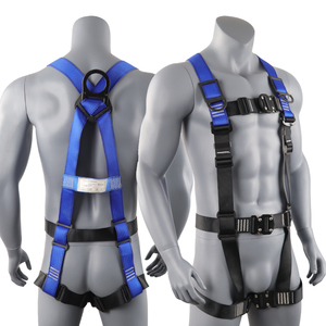Arnés de Seguridad de Cuerpo Completo Acolchado y Cómodo, Correas Ajustables, Certificado CE <span class=keywords><strong>EN</strong></span> <span class=keywords><strong>361</strong></span>:2002, Poliéster, Anillo <span class=keywords><strong>en</strong></span> D de Aluminio, 1500 kg de Capacidad de Ruptura - Product Image 2