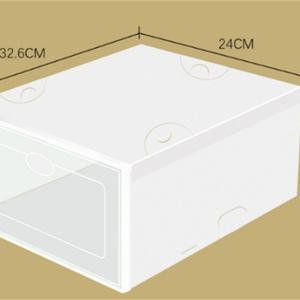 Household Thickened <b>Stackable</b> Shoe <b>Storage</b> <b>Box</b> Plastic <b>Storage</b> Wonder - Product Image 2