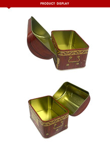 Không thường xuyên hình đẹp kim loại <span class=keywords><strong>tin</strong></span> Hộp quà tặng tùy chỉnh Snack thực phẩm Kẹo sô cô la thủ công bao bì 100ml Công suất màn hình in ấn - Product Image 6