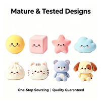 Jouet en peluche souple en gros, directement de l'usine, anti-stress, à presser, à bas prix, MOQ 1000 pour les distributeurs