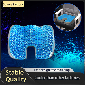 Charbon de bambou Cool coussins de siège de voiture imperméable orthopédique coussin de chaise Gel Coccyx soulagement de la douleur Massage pour les personnes de courte durée - Product Image 4