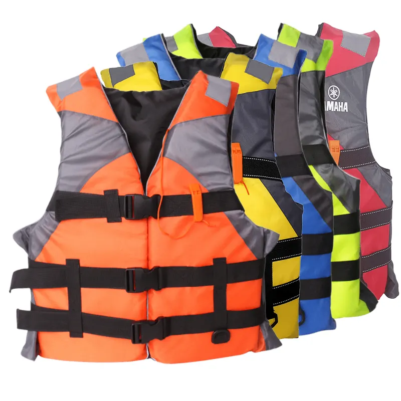 Modèle JR-N033 adulte gilet de sauvetage gilet natation gilet de sauvetage oxford tissu pour sports nautiques hommes lifes jacketed