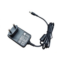 Adaptateur secteur MEIQI 12V 2A DC5.5*2.1mm AC/DC avec prises UK/US/CN, support mural de bureau en PC, charge rapide