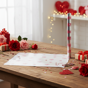 Envoltura de Plástico con Estampado de Rosas de 40 Pulgadas, 24 Unidades/Caja, Modelo 378182 para Decoraciones del Día de San Valentín - Product Image 3