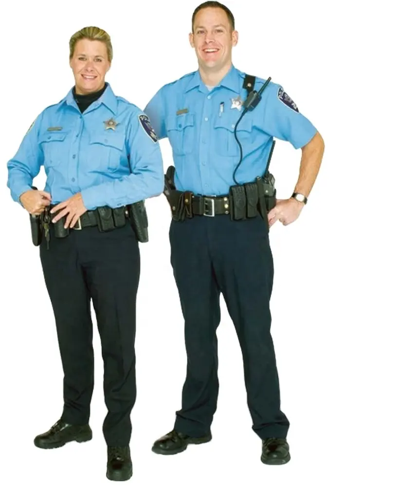 Заводская поставка OEM индивидуальная унисекс тактическая безопасность 2021 горячий новый дизайн синий Королевский охранник униформа для охранников