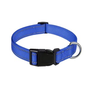 Hot Sale Adjustable Soft Padded Eco-Friendly Striped Pattern Nylon <b>Dog</b> <b>Collar</b> Buckle Closure Luxury Personalized Logo OEM Custom - Product Image 1
