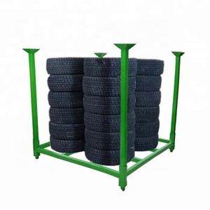 מחסן תעשייתי מתכוונן הגנת קורוזיה מיכל ערמה מדפים עמיד פוסט מזרן מתכת מחסנית - Product Image 2