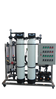 Système de purification d'eau contrôlé par PLC 250L/H avec filtre à membrane d'ultrafiltration Garantie 1 an