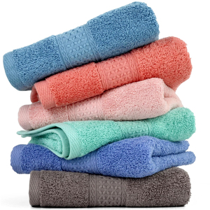 Luxury 100% Cotton <b>Hand</b> <b>Towel</b> for Hotel, Spa & Home - Soft, Absorbent, Quick Dry, Durable Small <b>Bathroom</b> <b>Towel</b> Set - Product Image 6