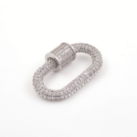 Collier à la mode, bracelet, pendentif, accessoires de bijouterie, cuivre incrusté de zircon, breloque, fermoir à vis