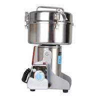 Kleine commerciële elektrische swingmolen met 3KW motor, SUS304 roestvrij staal, voor het malen van droge voedingsmiddelen, fruitpoeder en voedselverwerking.